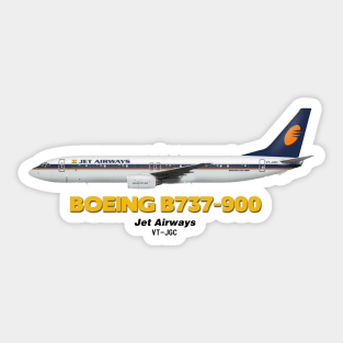Boeing B737-900 - Jet Airways Sticker
